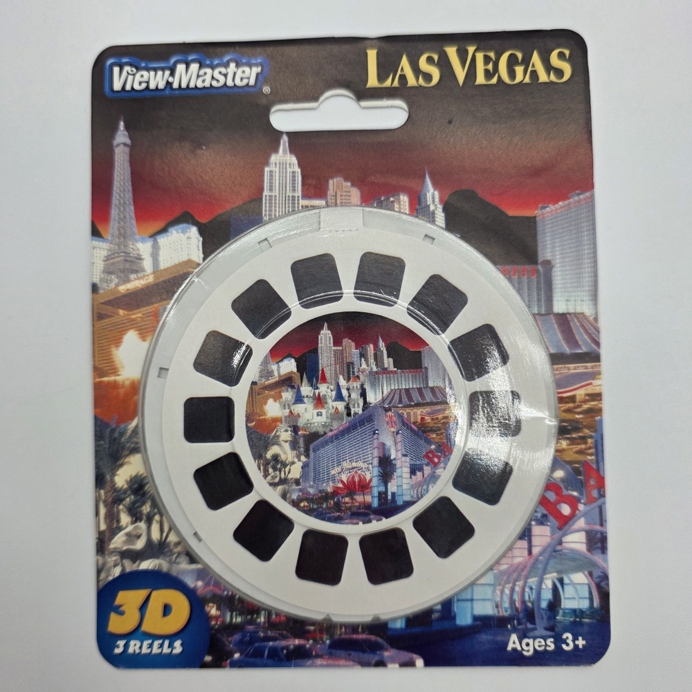 VTG Las Vegas Nevada 2007 FINAL PRODUCTION 3d View-Master 3 Reel Packet SEALED